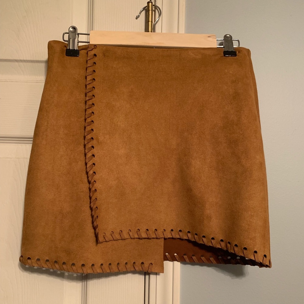 UO faux suede skirt